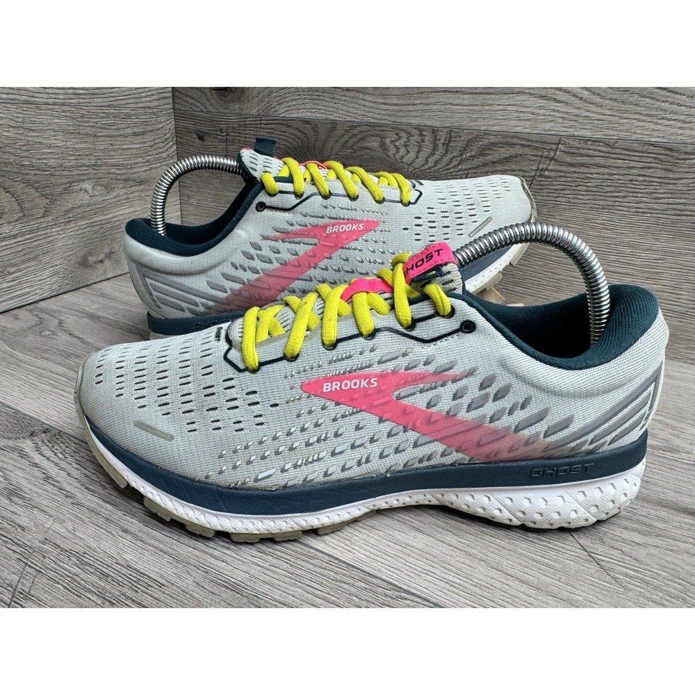 Brooks Ghost 13 Running Shoes Women's Sz 9 B Ice Flow Pink Sneakers 1203381B154